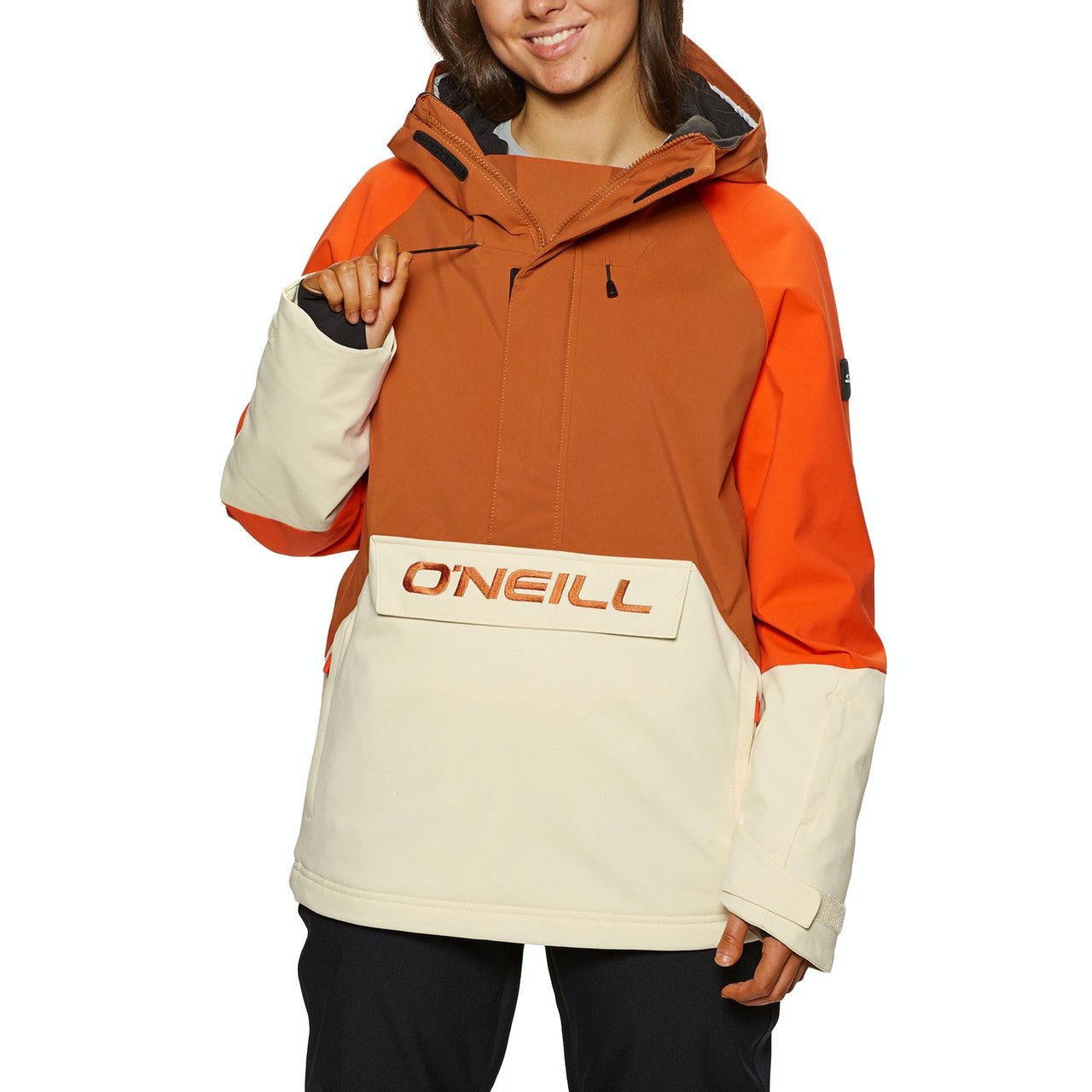 O'Neill O'riginals Anorak Womens Snow Jacket - Bombay Brown