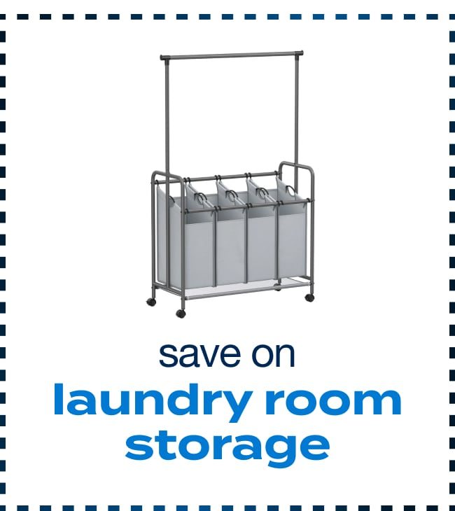 Save on Laundry Room Storage