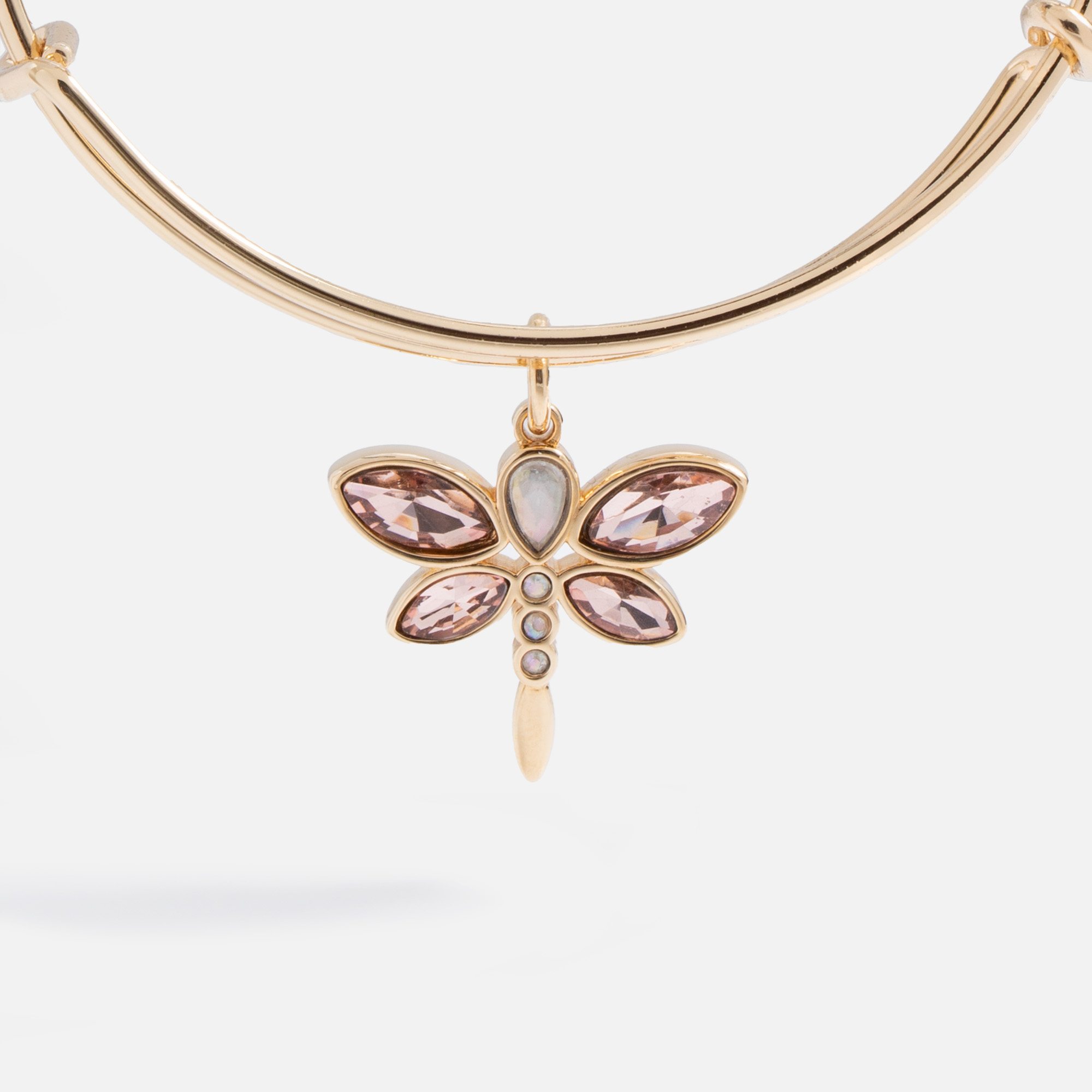 Crystal Dragonfly Bangle