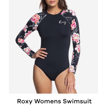 Roxy Long Sleeve Onesie Womens Swimsuit