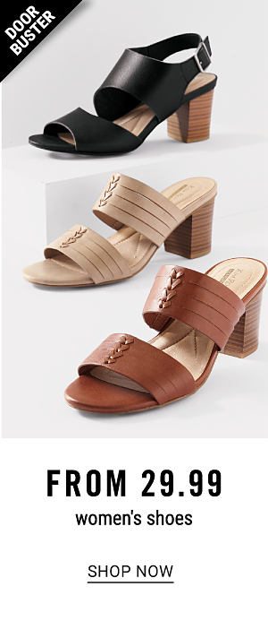 Doorbuster - Women's shoes from $29.99. Shop Now.