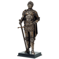 Lordly Medieval Knight Statue