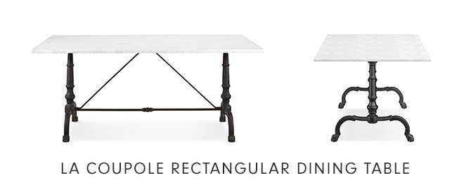 LA COUPOLE RECTANGULAR DINING TABLE
