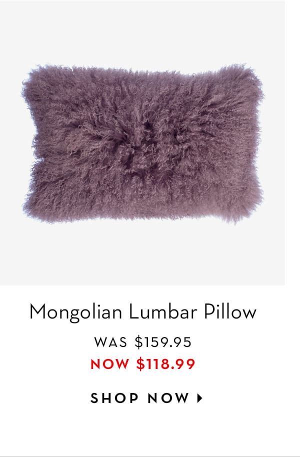 mongolian lumbar pillow