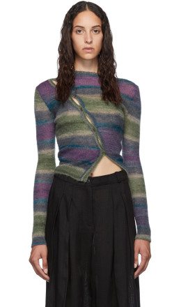 Jacquemus - Purple Stripe 'La Maille Pau' Sweater