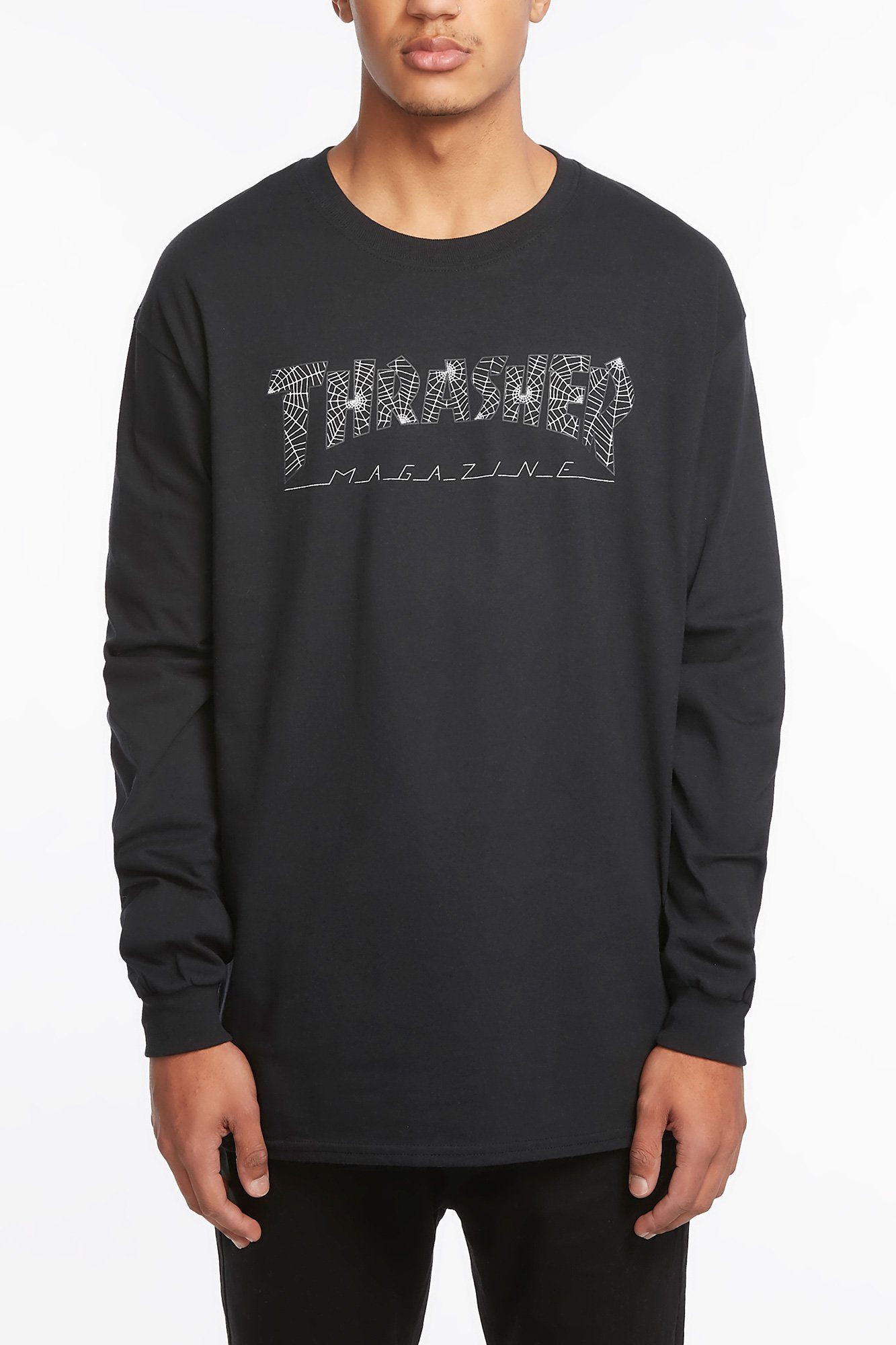 Image of Thrasher Mens Spider Web Long Sleeve Tee