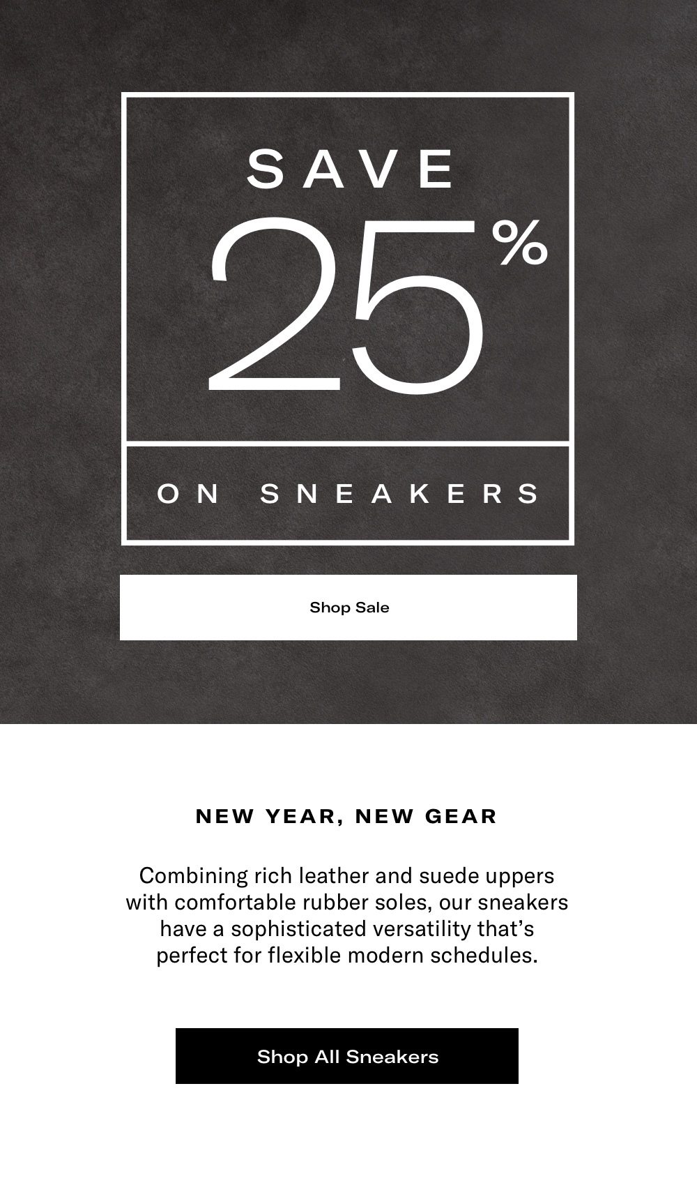 Save 25% on Sneakers