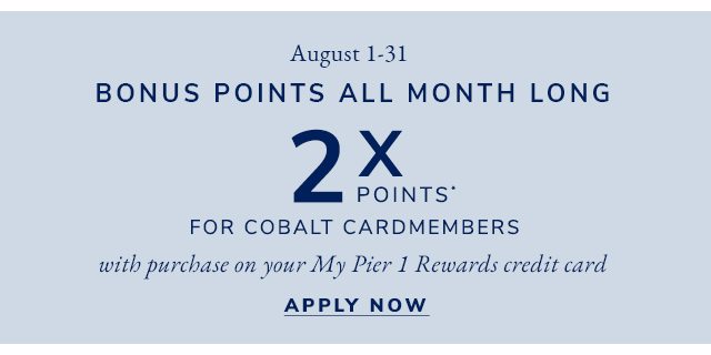 Earn Two Times Points.