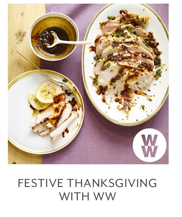 Online Festive Thanksgiving with WW (Weight Watchers) Eastern 