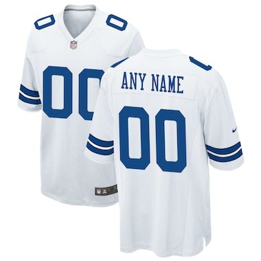 Men's Nike White Dallas Cowboys Custom Game Jersey