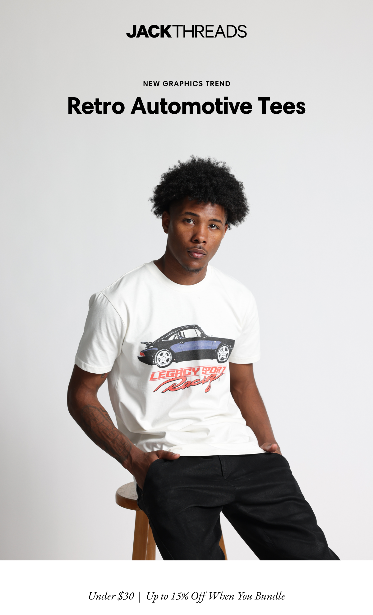 Retro Automotive Tees under $30