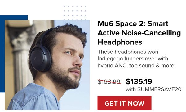 Mu6 Space 2 Smart Active Noise Cancelling Headphones