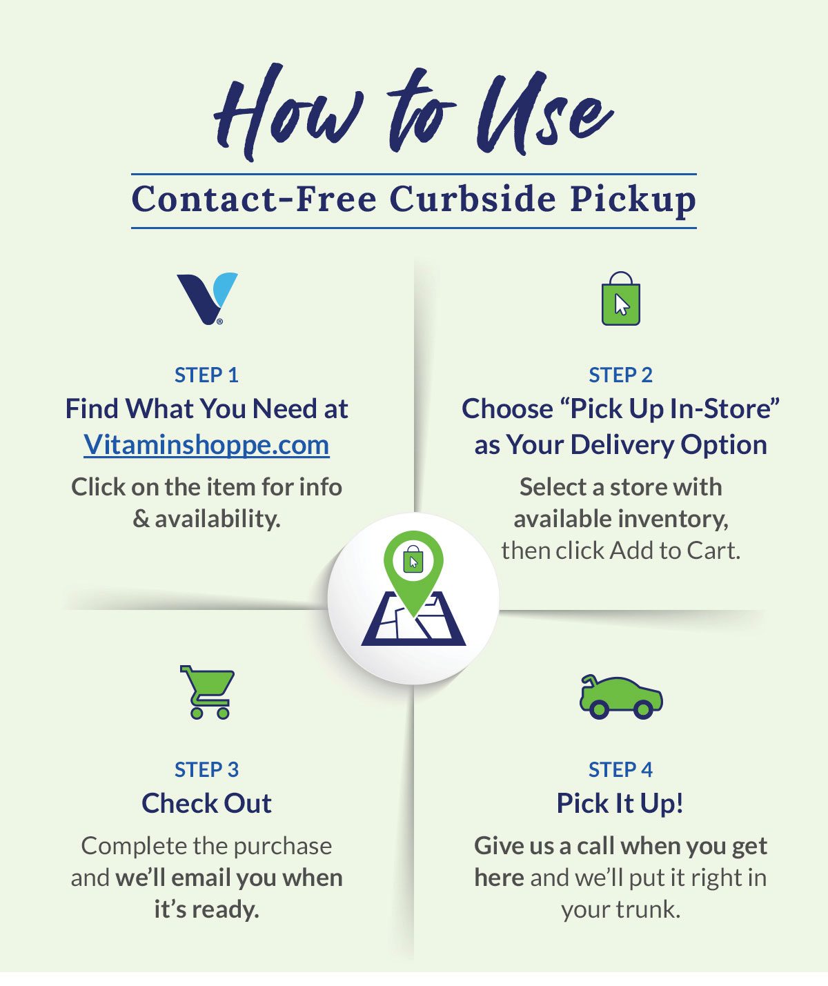 How to Use Contact-Free Curbside Pickup