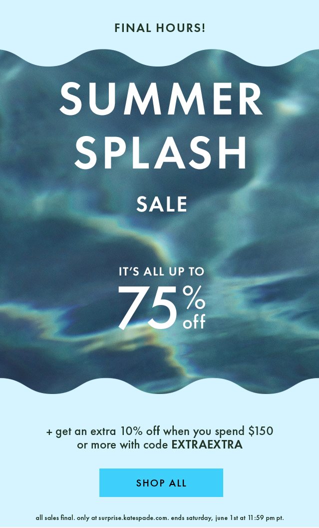 Summer Splash Sale