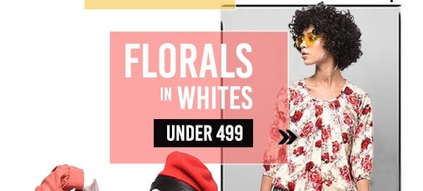 Florals In Whites | Under 499