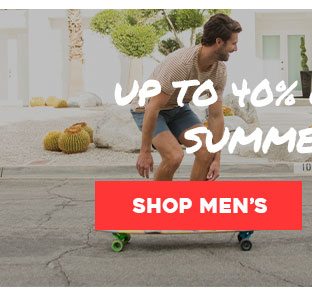 Up to 40% Off Summer Sale