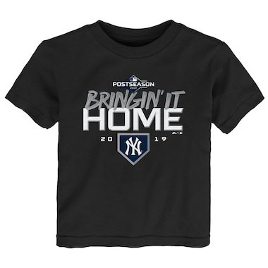 Majestic New York Yankees Toddler Black 2019 Division Series Winner Locker Room T-Shirt