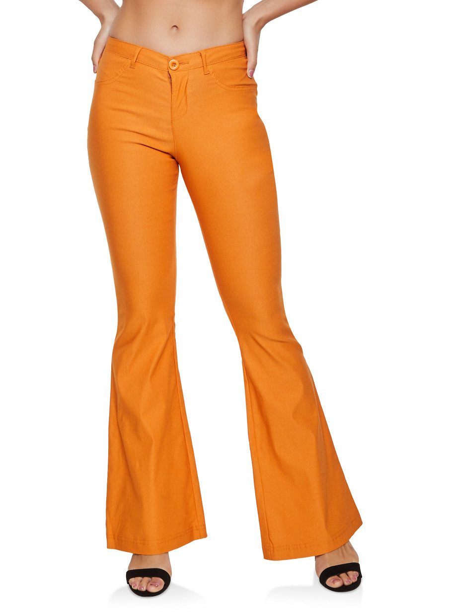 Flared Stretch Dress Pants