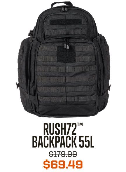 RUSH72 Backpack 55L