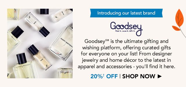 Goodsey | 20%â  OFF Select Curated Gifts