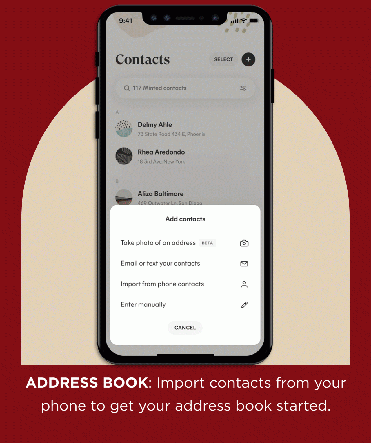 Address Book: