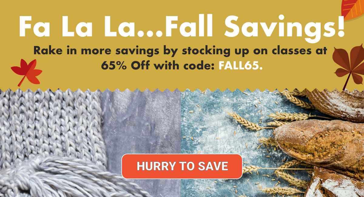 65% Off All Classes