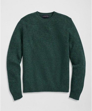 Brushed Wool Crewneck Sweater