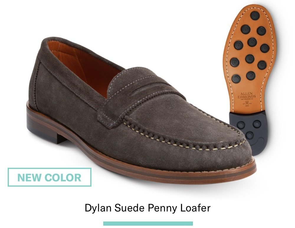 Shop Dylan Suede Penny Loafer