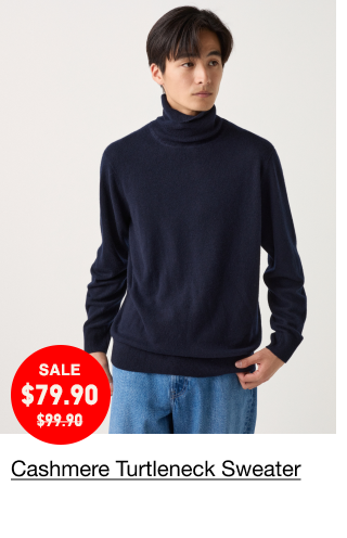 PDP5 - MEN CASHMERE TURTLENECK SWEATER