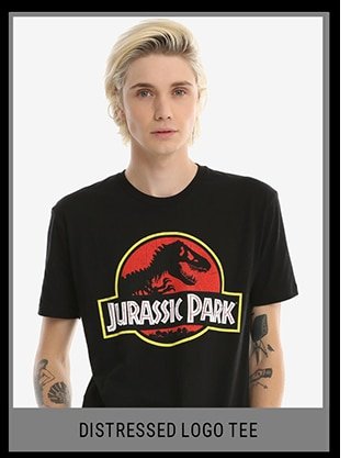 Distressed Logo Tee
