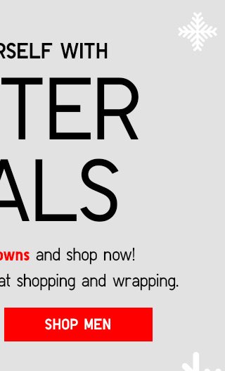 WINTER DEALS - SHOP MEN