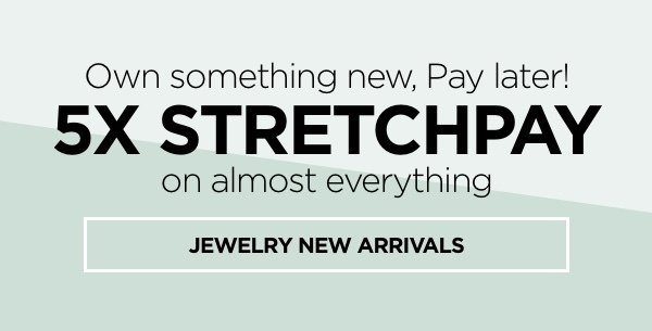 Up to 5x stretchpay on new arrivals