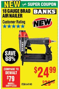 18 Gauge Brad Air Nailer