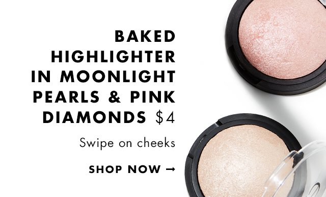 Baked Highlighter in Moonlight Pearls & Pink Diamonds, $4