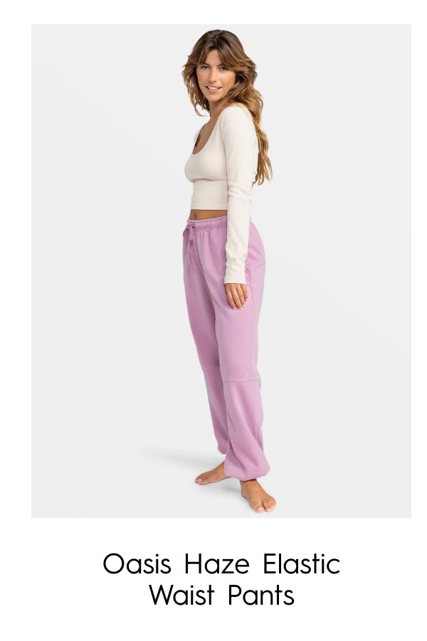 Oasis Haze Elastic Waist Pants