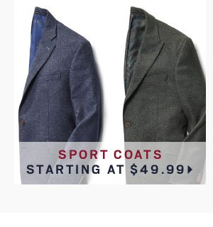 2-DAY CLEARANCE | ONELINE ONLY! | Clearance Sport Coats starting at $49.99