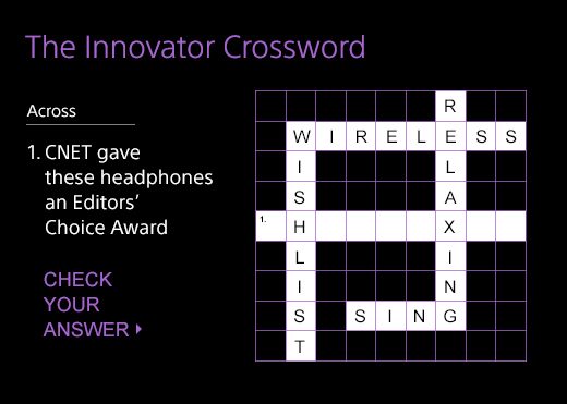 Turn on images to try out our new crossword puzzle