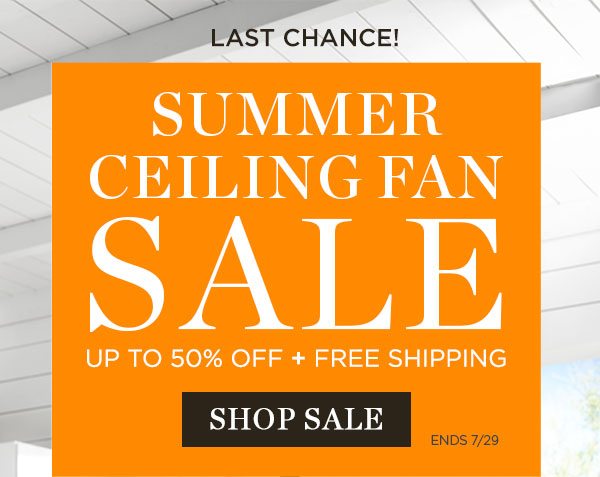 Last Chance Summer Sale