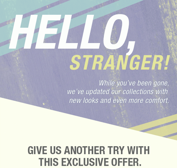 Hey Stranger!