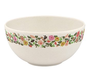 Bunny Meadow Bamboo Bowl