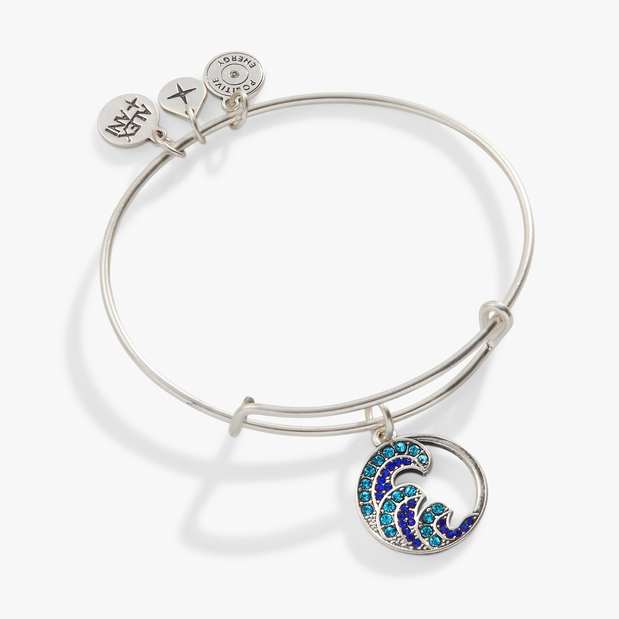 Wave Charm Bangle