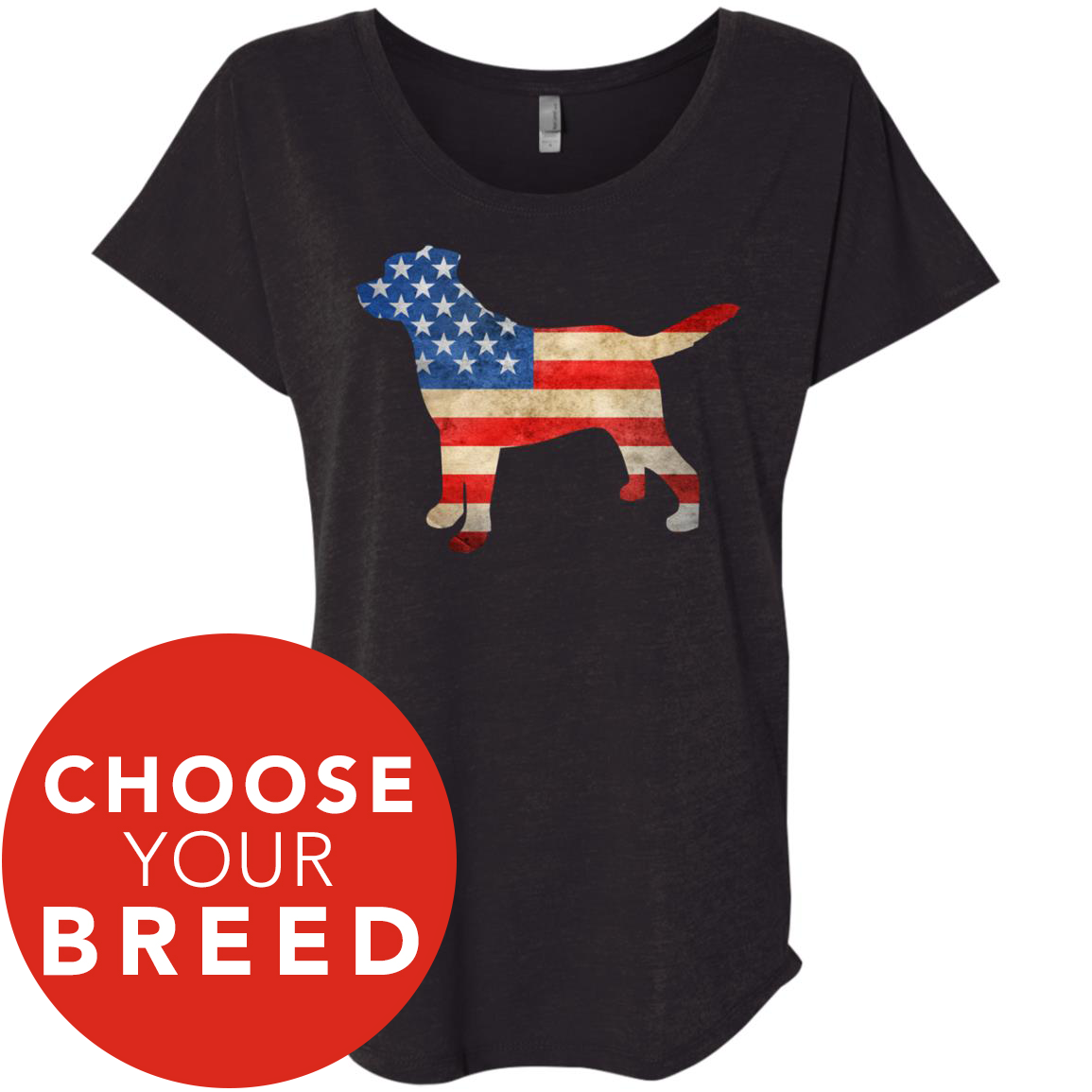 Vintage Breed USA Slouchy Tee