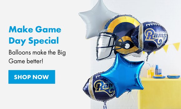Make Game Day Special | Balloons make the Big Game better! | SHOP NOW