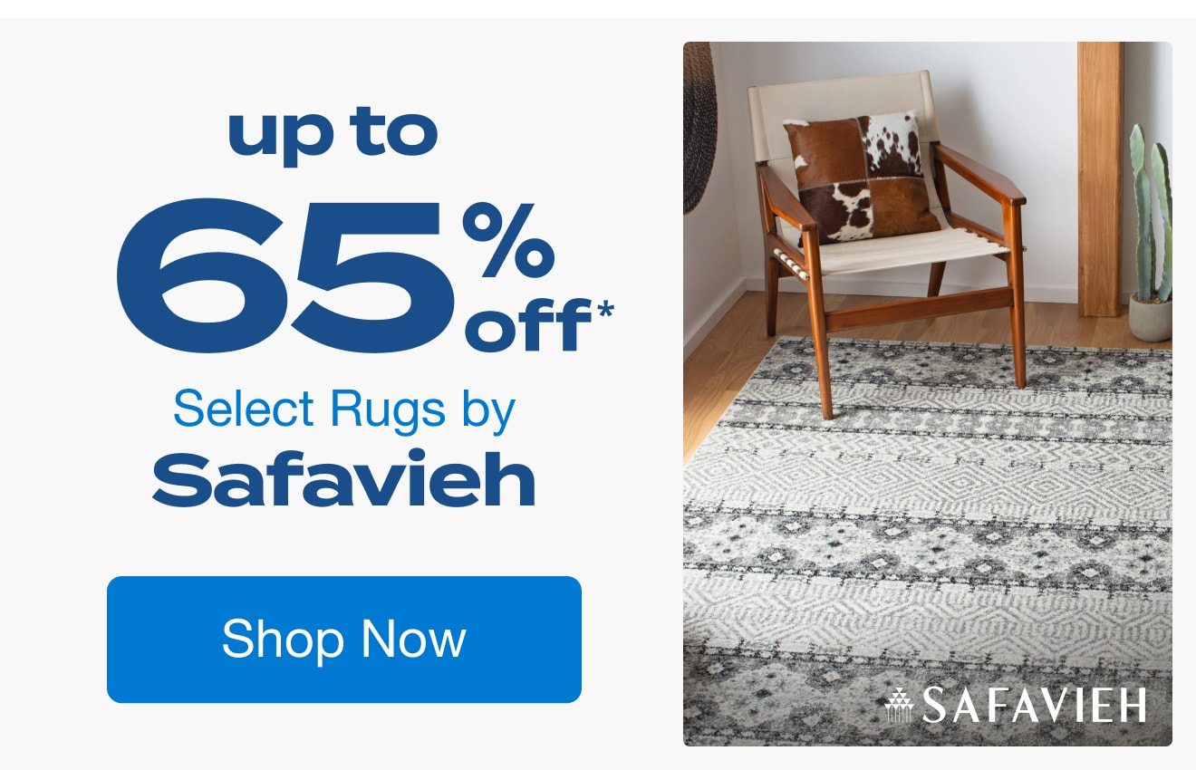 Up to 65% off Select Rugs by Safavieh*