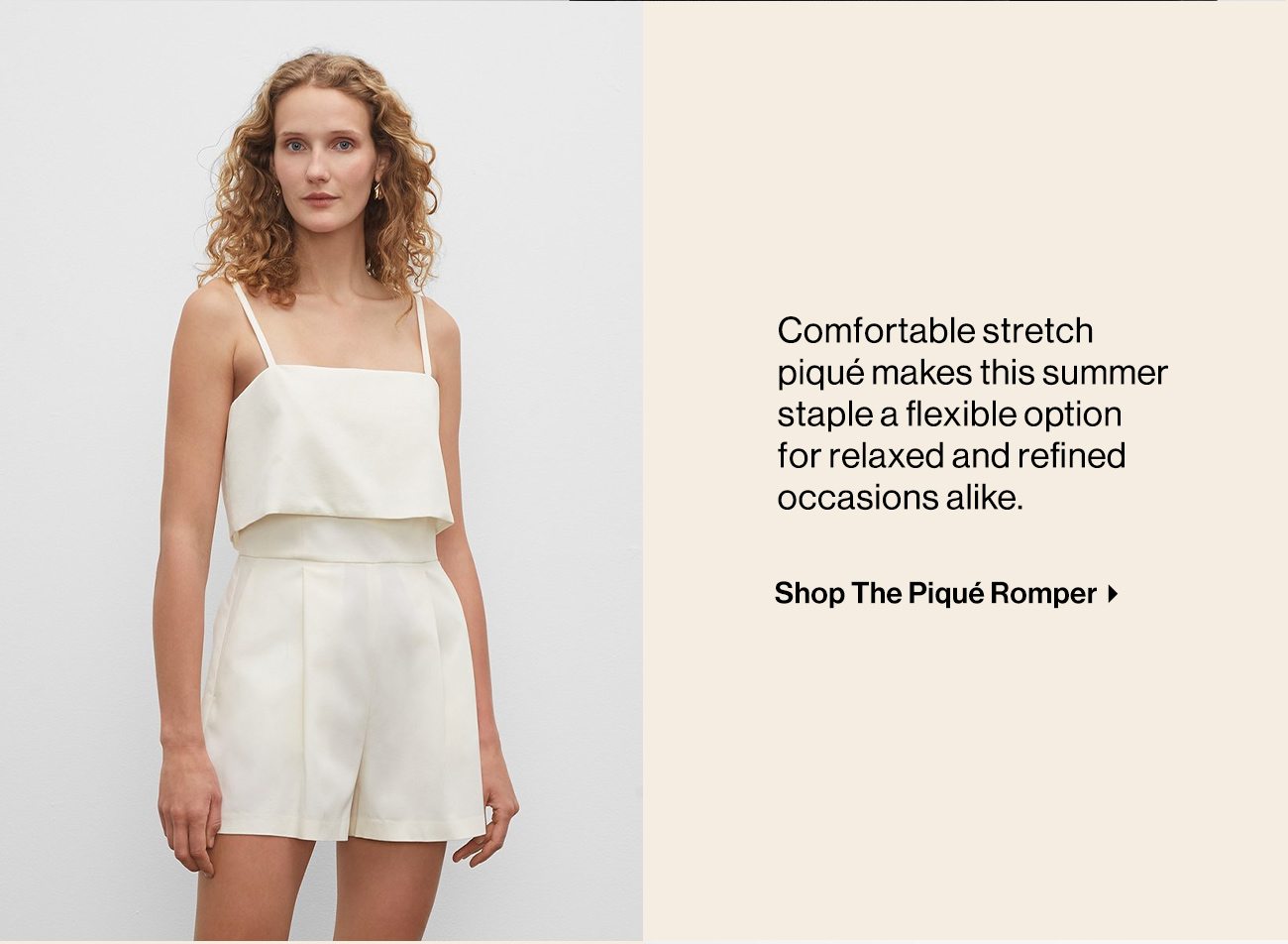 Piqué Romper