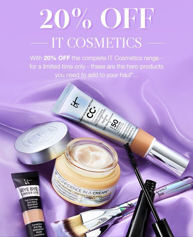20% OFF IT COSMETICS