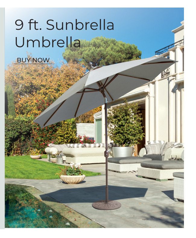 9 ft. Sunbrella Umbrella
