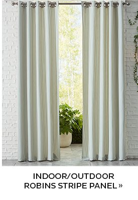 Indoor/Outdoor Robins Stripe Panel