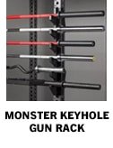 Monster Keyhole Gun Rack