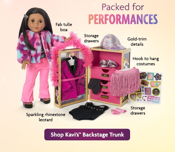 CB2: Packed for PERFORMANCES - Shop Kavi’s™ Backstage Trunk